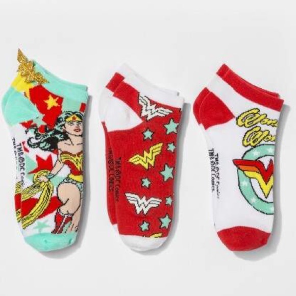 DC Comics Accessories - Adult Wonder Woman socks